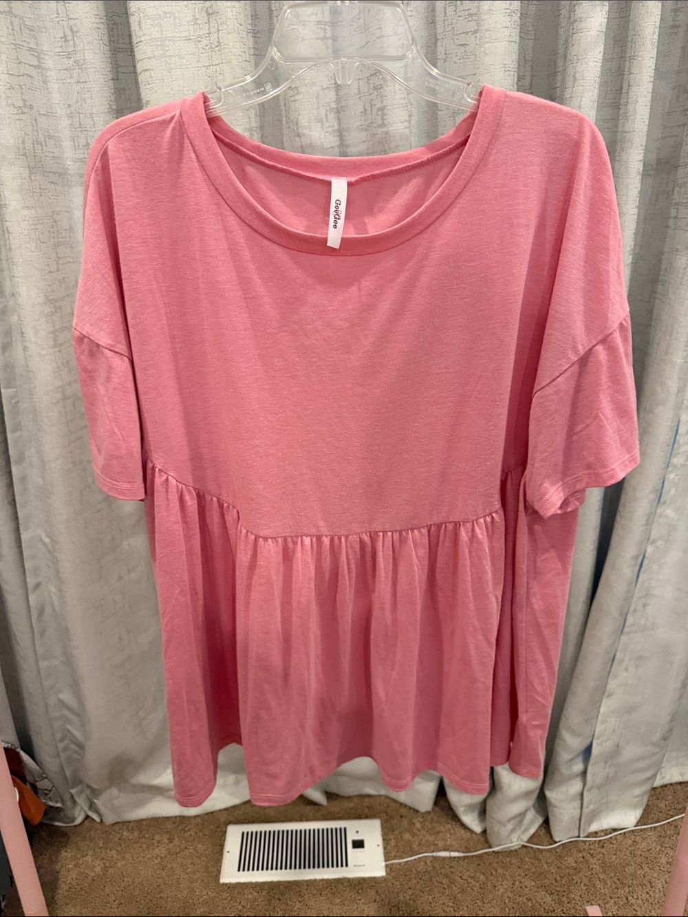 Women's Pink Babydoll Tee